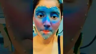 heart face makeup 🩵#makeuptutorial #makeupinspirations #glammakeup#makeupartist