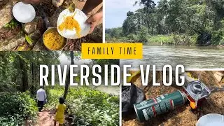 Riverside Camping Vlog | Family Time + Noodles on Mini Stove 🌿✨
