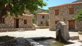 Old fountain water village in Crete Greece - Relaxation - ASMR - Insomnia - Reduce Stress