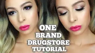 ONE BRAND DRUGSTORE MAKEUP TUTORIAL | KRYSTAL ALLEN