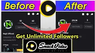 How to Gain Followers on SnackVideo App | Snack Video Followers Working Trick 2021