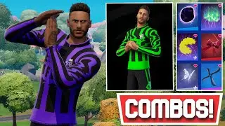 *NEW* BEST FFC NEYMAR JR SKIN [ALL STYLES] COMBOS! | Fortnite