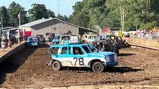 Jimfalls Sunday suv demolition derby 2025 huge hits!