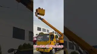 Isuzu 20-meter insulated boom truck with insulated arm for live working