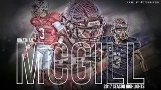 DB/WR Jonathan McGill: 2017 Coppell Season Highlights
