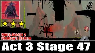 Ninja Arashi 2 Shadow's Return Act 3 Stage 47 Full Walkthrough And All Star Locations