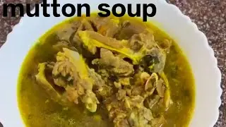 mutton soup recipe | healthy mutton soup | mutton soup in pressure cooker.