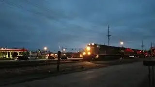 Quick Catch: CSX Q574 with Ex Santa Fe Warbonnet SD75M's PRLX Lease Units