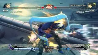 Yang (Hippo 64) vs Rose (Online Player) - USF4 PC
