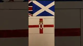 Drawing the Northern Ireland flag #drawing #art #design #creative