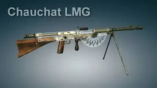 #Chauchat light machine gun | 3dGun