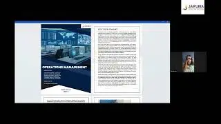 Operations Management; Comprehensive Study