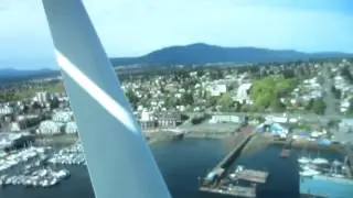 Seair Seaplanes Cessna 208 Caravan C-FLAC landing Nanaimo Harbour