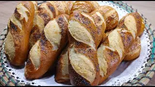 Le pain allemand الخبز الألماني المسلوق للسندويتشات خفيف رائع يستحق التجربة