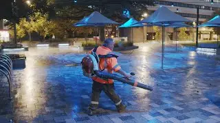 Street sweeping at the City of Launceston