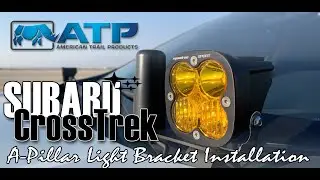 American Trail Products Subaru CrossTrek A-Pillar Light Brackets Installation
