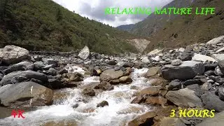 Quilt River Noise-Water Sound-Relaxing and Calming Nature Music-Mind Calming-Happy-Healthy-Relax-4K