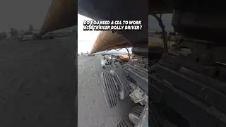 Do you need a CDL to work as a trailer dolly driver? #truckdriver #trucking #trucker #oversizeload