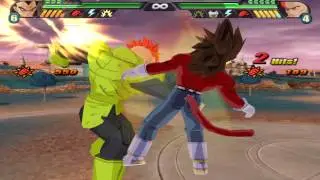 SSJ4 Vegeta vs Android 16