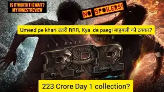 RRR Movie Review|Worth the Hype?|Hindi Version|Baahubali 2 ka Record Tod Diya|A Vlog