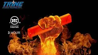4800F electric strike - the fire rated solution for rim panic exit devices.