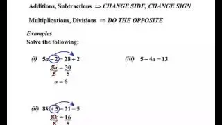 Year 9 - NZ Level 4 Maths Lessons 2015: Two Step Equations