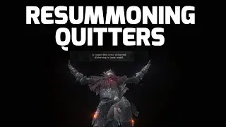 Dark Souls 3: Resummoning 4 Man Gank Squad Disconnects