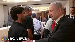Netanyahu meets with families of American-Israeli hostages