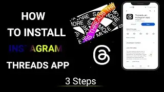 How to install insta Threads App|#trending #thread threads #threadsapp #trending shorts #marketing
