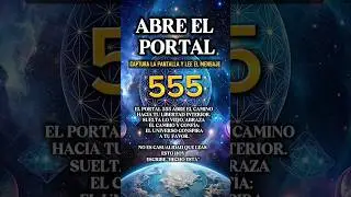 EL PORTAL 555 ABRE EL CAMINO HACIA TU LIBERTAD INTERIOR  #decretos #universo #555  #energia