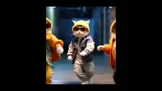 Kitten swag dance #ai #cat #cartoons #funny #cartoon #aritificialintelligence #kids #cute #animal