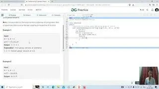 GFG SDE sheet (reverse array in groups) || AYUSH || CODE AYCKER
