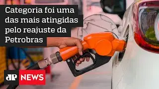 Motoristas de aplicativos reclamam de nova alta da gasolina