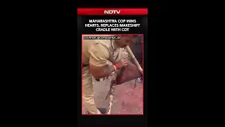 Maharashtra Cop Wins Hearts By Replacing Makeshift Cradle With Cot