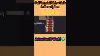 Stage Stairs Animation | @animation3Dworld  | Prisma3D Tutorial | Stairs
