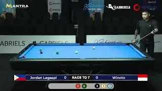 JORDAN LEGASPI -vs- WINOTO ( RACE TO 7 )( MANTRA 10 BALL INTERNATIONAL OPEN TOURNAMENT )