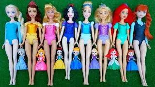 Cute Miniatures Disney Princess Frozen ELSA & Annall! elsa satisfying [ Unboxing ASMR