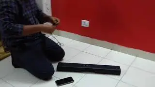 JBL SoundBar 2 0 Unboxing, Installation and Initial Sound Test