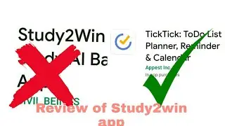 💡Part 3 'Study2win' app by civil being Honest Review - Calendar features 📃📃