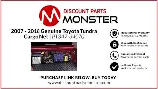 2007 - 2018 Genuine Toyota Tundra Cargo Net | Part Number: PT347-34070