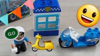 JUGANDO con LEGO DUPLO🏍Video para NI&Ntilde;OS de 2 a 3 a&ntilde;os  👍