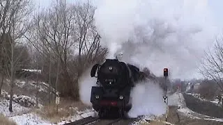 Güterzüge mit Dampflok 41 1150-6 beim 