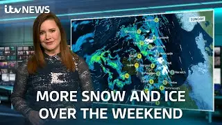 Yellow Met Office warning for even more wintry weather in the UK this weekend | ITV News