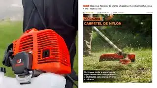 Roçadeira Profissional Nakasaki 75CC | Potente, Forte e Ideal pra Capim Grosso | Oferta Shopee