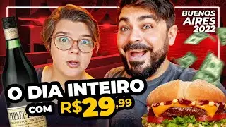 Um dia INTEIRO COMENDO em BUENOS AIRES gastando R$ 29,99 (Comida de Rua Argentina)