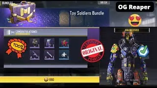 Toy Solider Bundle Opening Featuring OG Reaper Puzzle | Coolest Epic operator skin with Krazy Stance