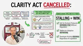 Clarity Act CANCELLED - Why This is GOOD for Crypto