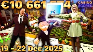 Big WINS on Monopoly & Crazy Time (19th - 22nd Dec 2025)