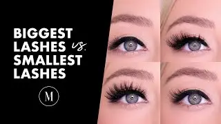 Comparing MoxieLash Magnetic Eyelashes | Biggest vs. Smallest