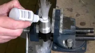 How to pack and finish a common end for a fibre optic kit.